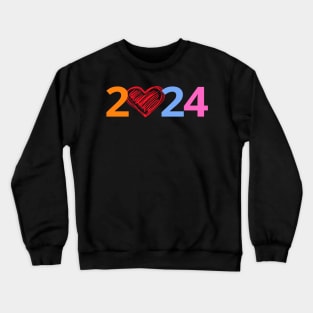 Hello 2024 Happy New Crewneck Sweatshirt